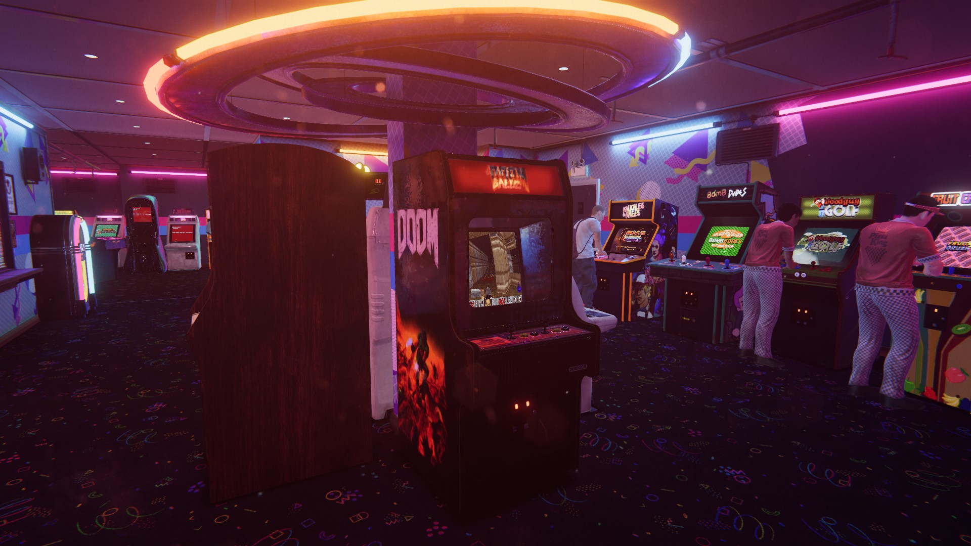 DOOM arcade mod gameplay screenshot 1