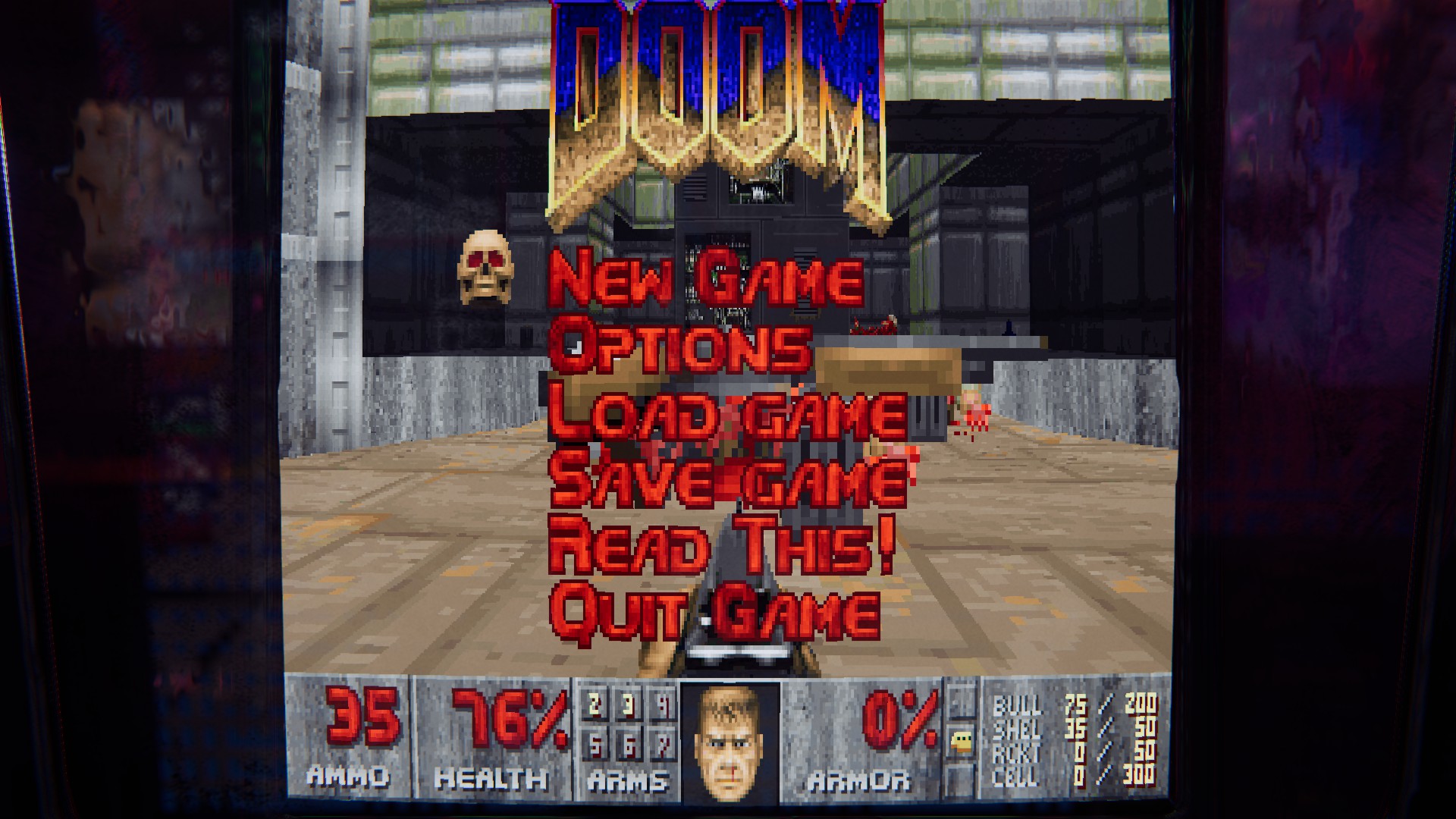DOOM arcade mod gameplay screenshot 3