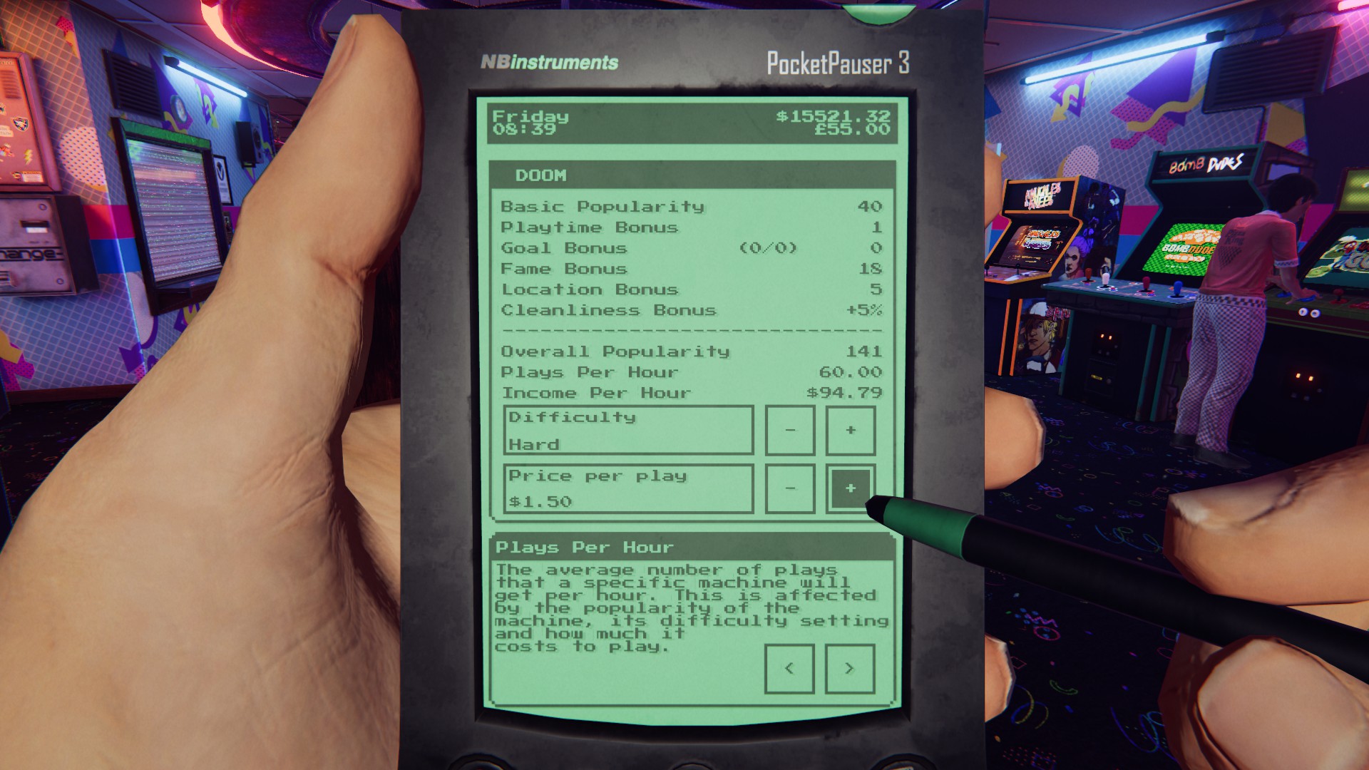 DOOM arcade mod gameplay screenshot 4